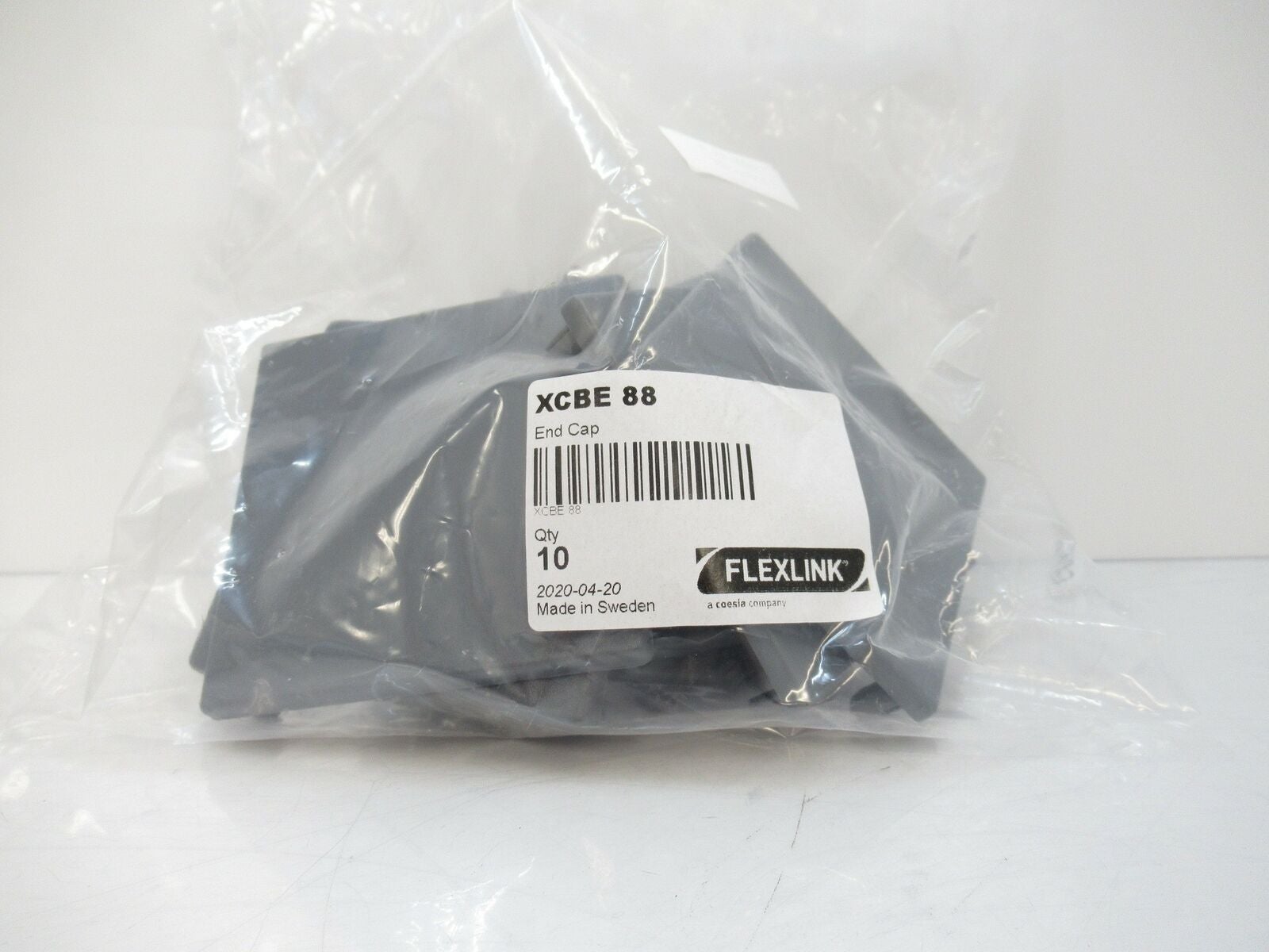 XCBE 88 Flexlink End Cap Grey 88 mm X 88 mm - Industrial