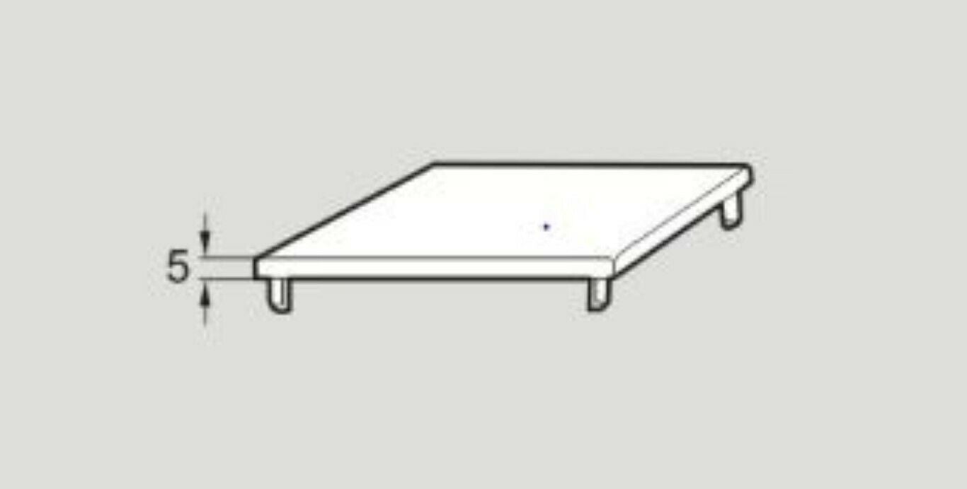 XCBE 88 XCBE88 Flexlink End Cap Grey 88 mm X 88 mm, Sold Per Pack Of 10