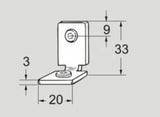 XMRY 20 B XMRY20B Flexlink Inner Fitting 90 Degree, Sold Per Pack Of 10