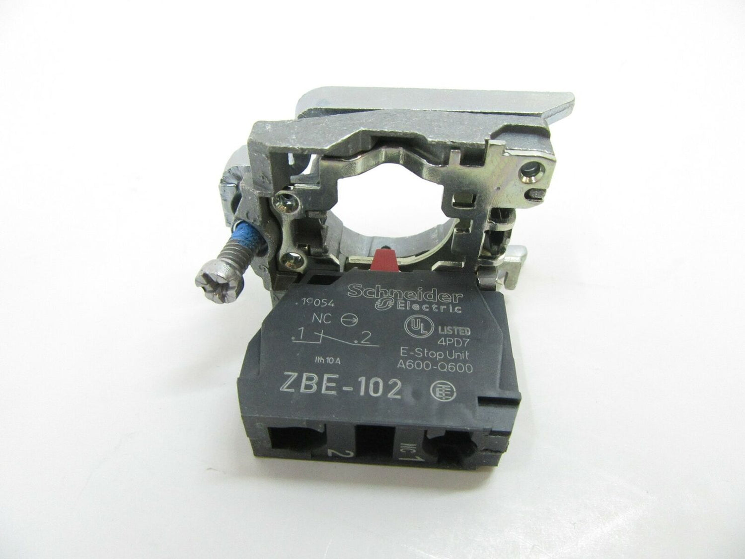 ZB4 BZ102 Schneider Electric Contact Block With Mounting Collar (New In Box)