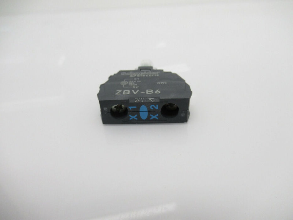 ZBVB6 Schneider Electric Light Block For Head 022 Blue Integral LED Sold By Unit